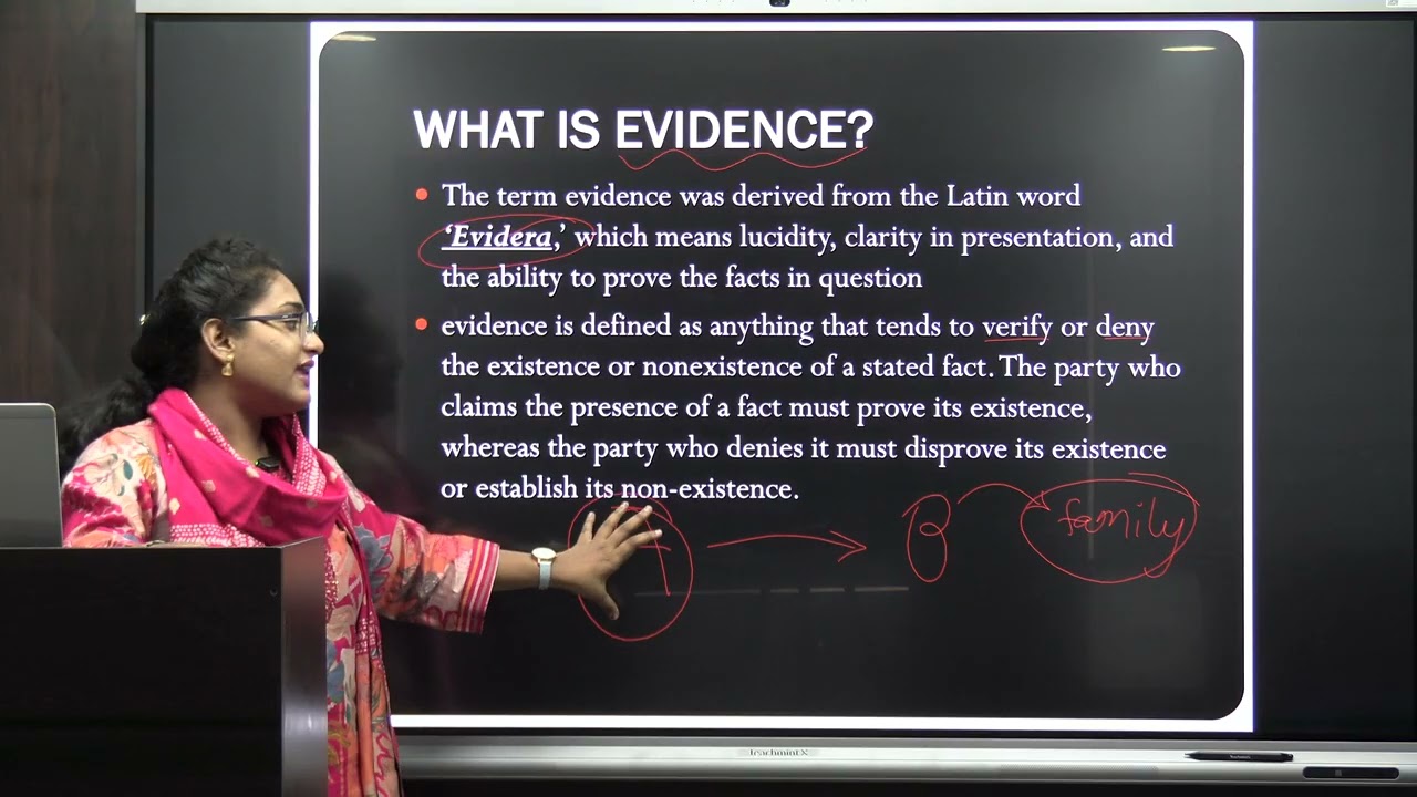 Introduction to Law of Evidence