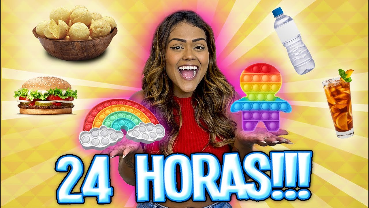 24h COMENDO O QUE O POP IT MANDAR!!!