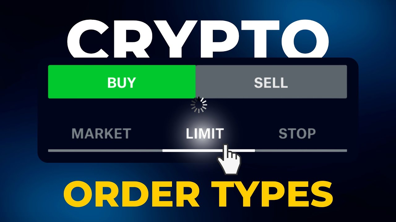 Crypto Order Types: Market Order, Limit Order, Stop Loss & Stop-Limit (Animated)
