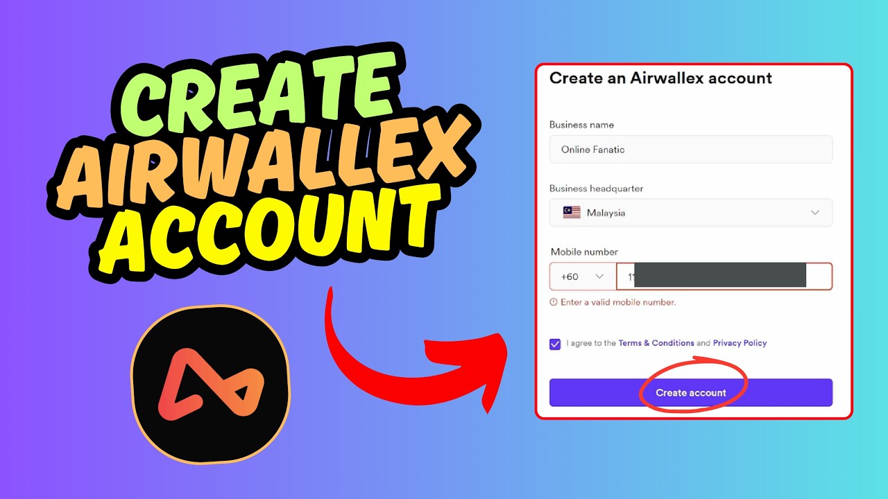 Как создать аккаунт Airwallex (пошаговое руководство)
