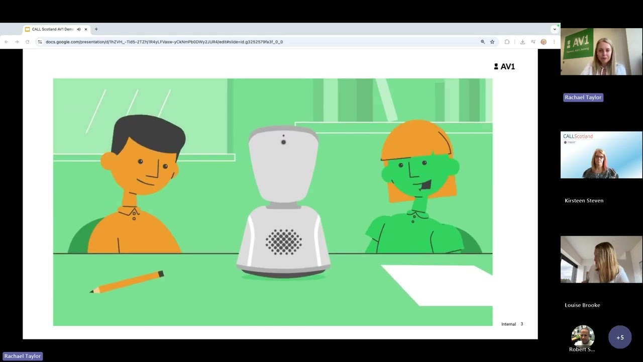 How the AV1 robot supports young people with additional support needs