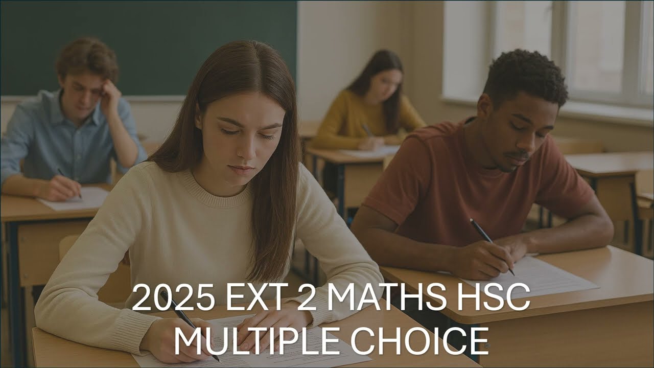 Решения по математике для HSC Ext 2 2025 года — множественный выбор