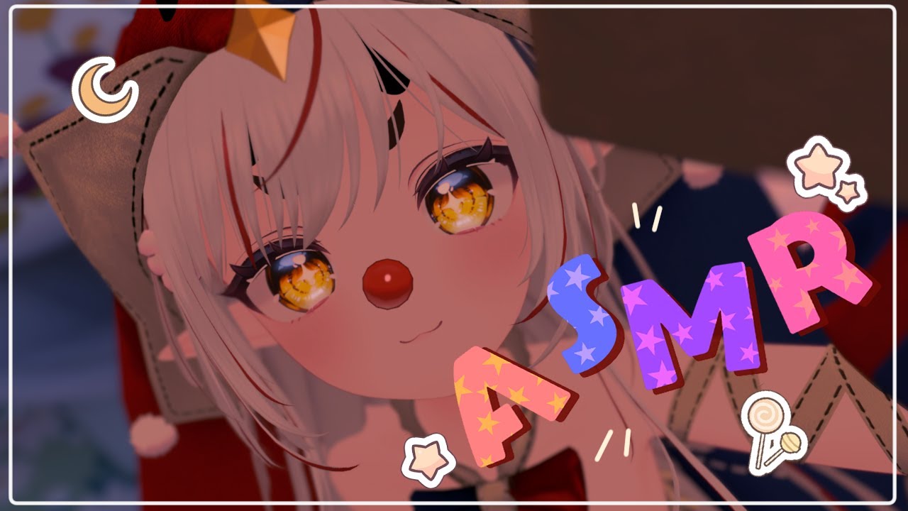 [ASMR VRChat] Cute clown does your stage make up ♡