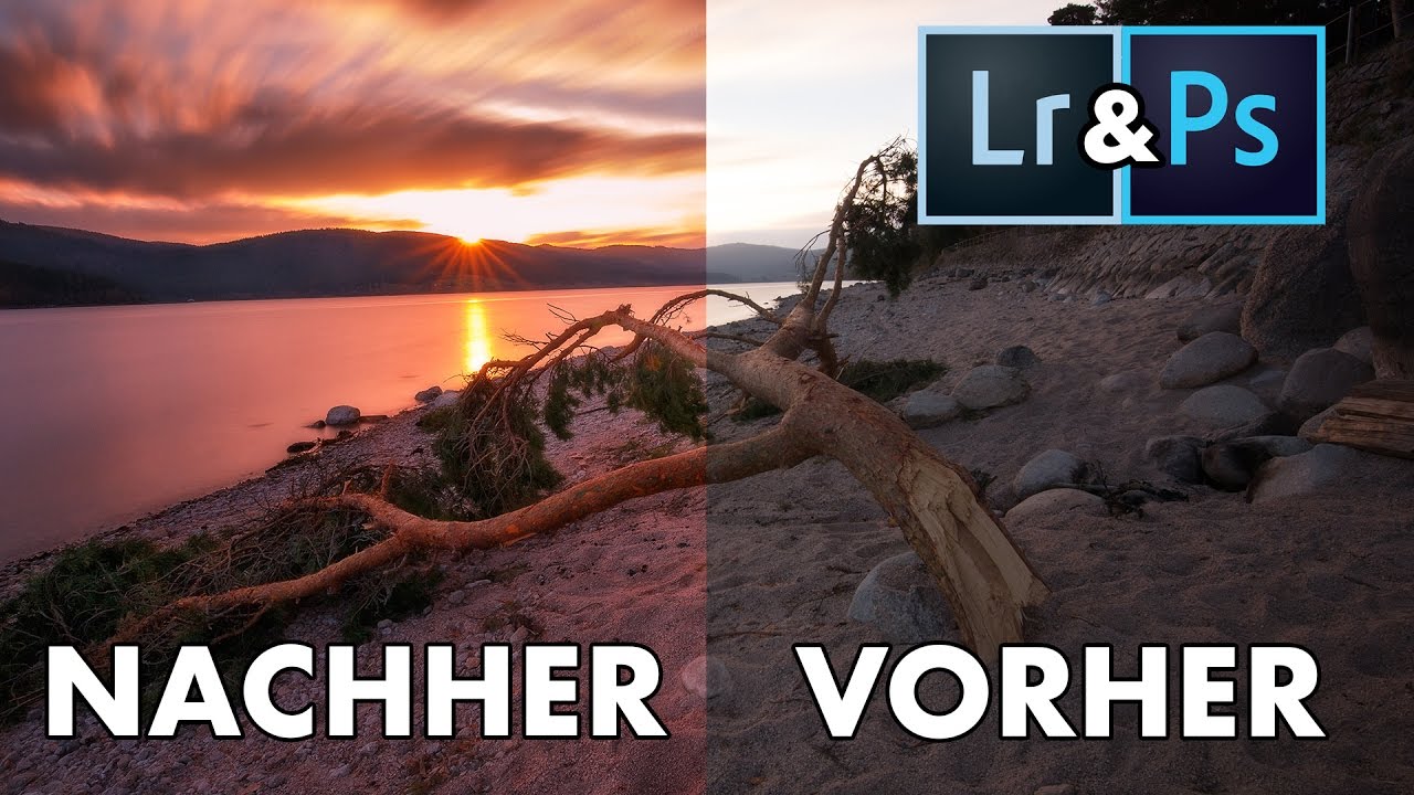 ☀️Sonnenuntergang bearbeiten mit Lightroom und Photoshop | Bildbearbeitung Tutorial - Nick Schmid