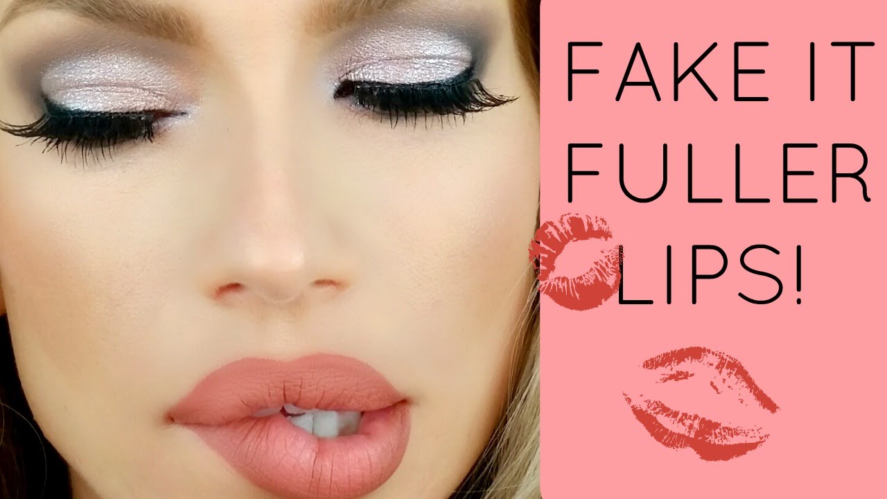 Fake it! FULLER LIPS / Overlining lips tutorial