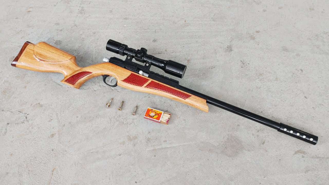 DIY GUN - How to make a super powerful gun with matches, Ideas for you