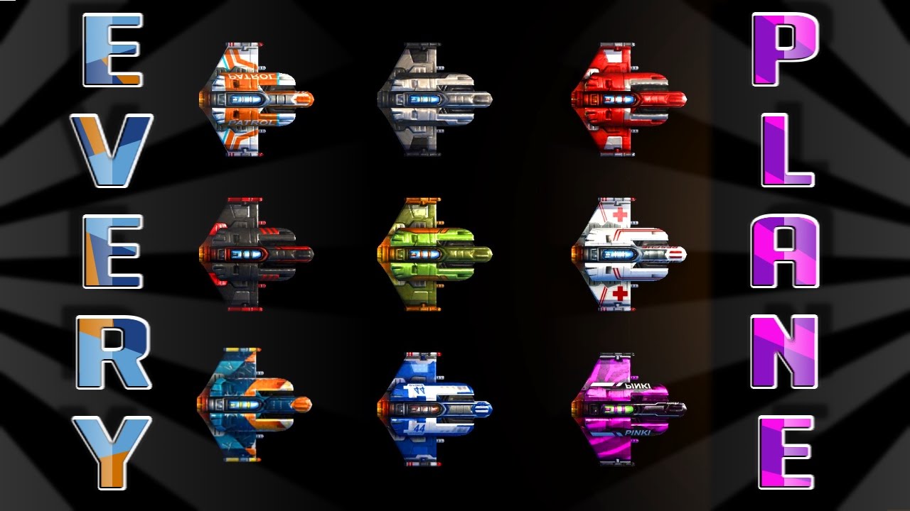 Every Sky Force Reloaded Ship :: Sky Force Reloaded All Planes