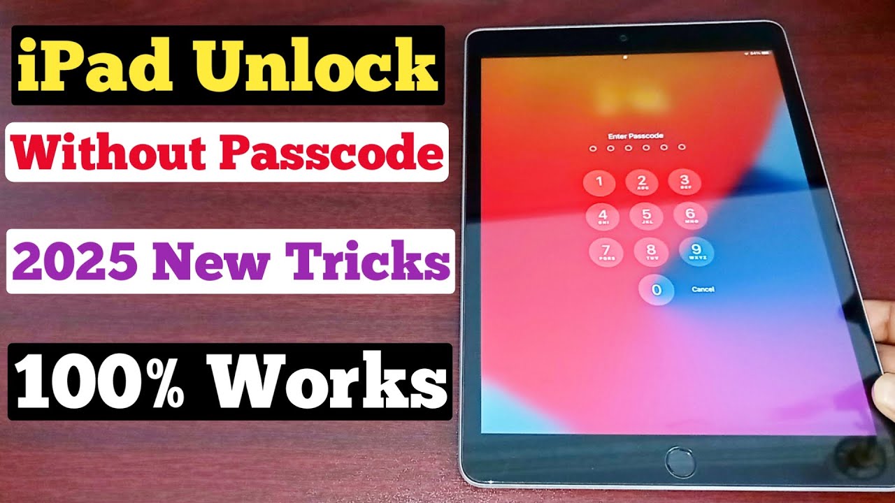 How To Unlock iPad Without Passcode 2025 | How To unlock iPad If forgot Password