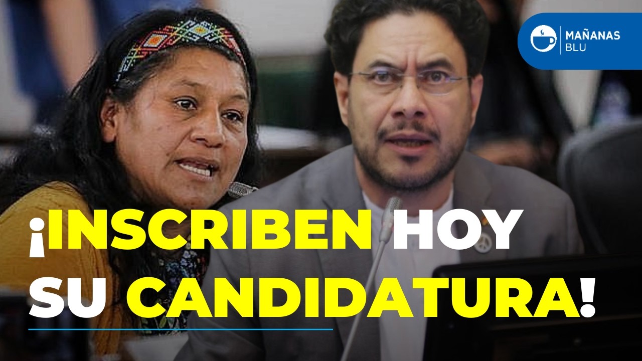 Iván Cepeda y Aída Quilcué están en la Registraduría para inscribir oficialmente su candidatura