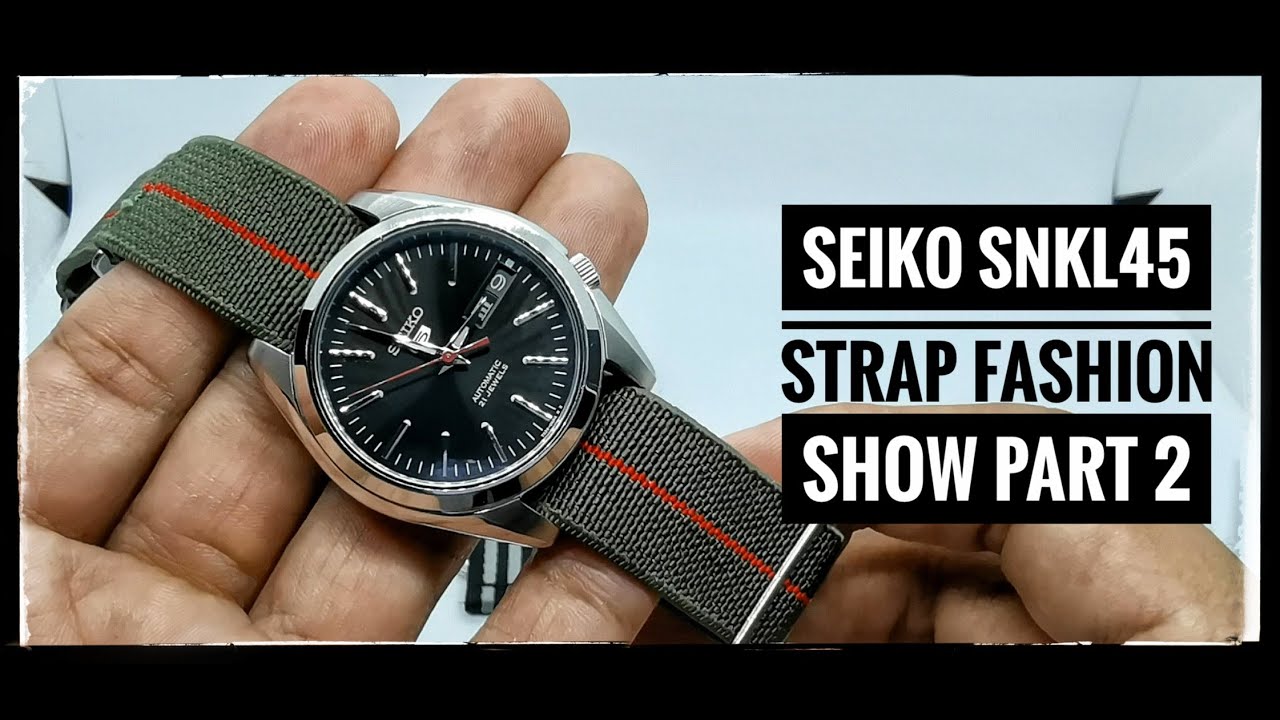 5 лучших ремешков для Seiko 5 SNKL45: Часть 2 #seiko5