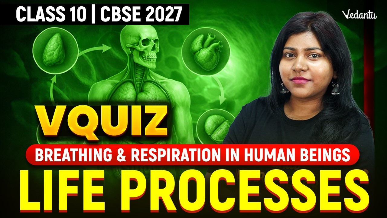 Life Processes | Breathing & Respiration in Human Beings V Quiz | Class 10 Biology | Sandra Ma'am