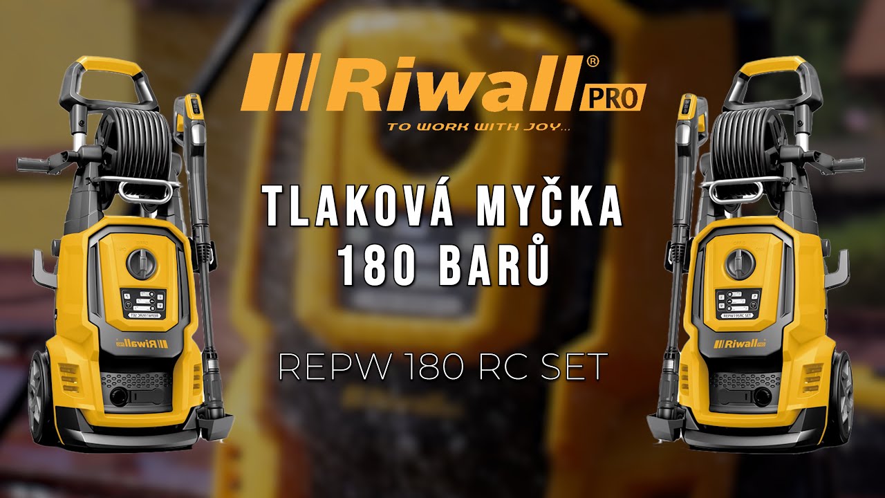 Tlaková myčka Riwall PRO REPW 180 RC SET: Překvapil nás výkonem? / RECENZE + REAL‑WORLD TEST!