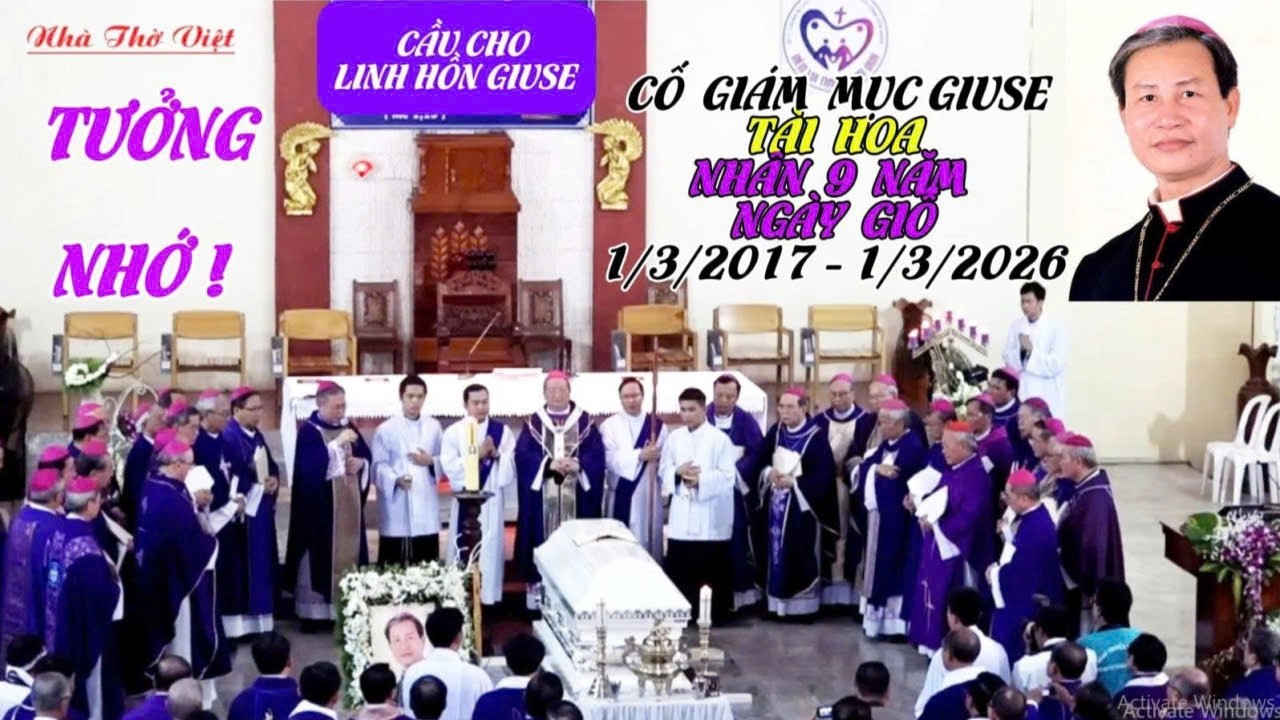 TƯỞNG NHỚ CỐ GIÁM MỤC TÀI HOA NHÂN 9 NĂM NGÀY GIỖ - TIỂU SỬ CỐ GIÁM MỤC GIUSE VŨ DUY THỐNG#743