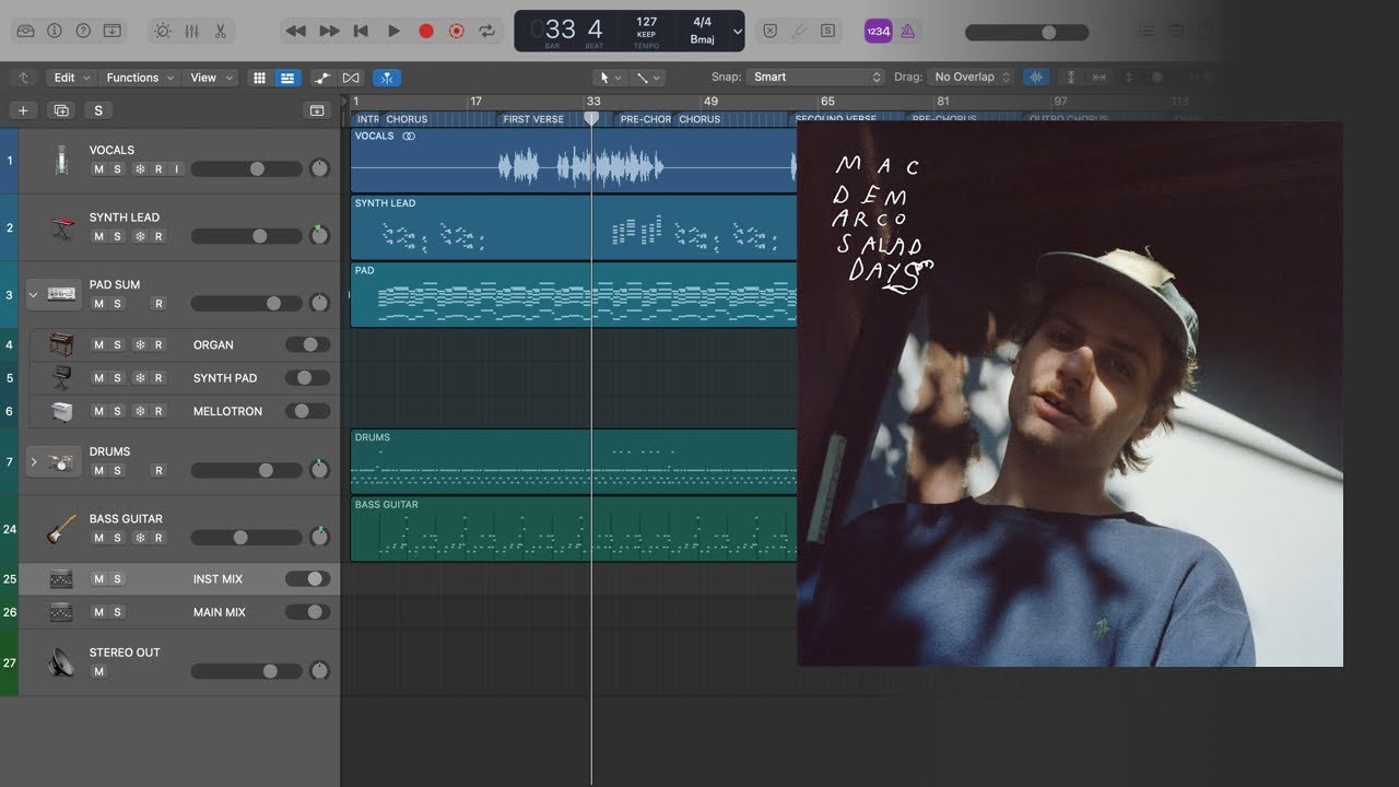 Chamber Of Reflection - Mac DeMarco (Logic Pro X Remake)