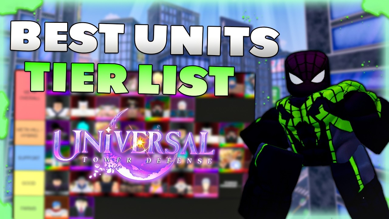 NEW *BEST* Units Tier List in Universal Tower Defense 