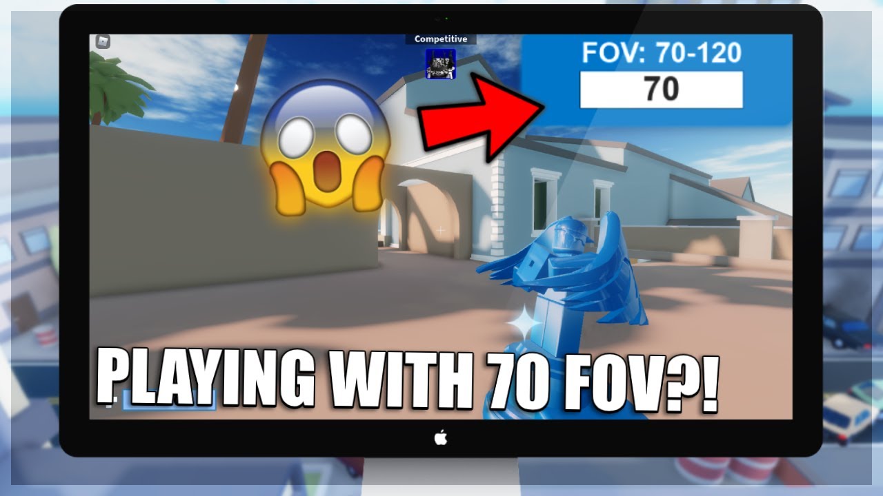 Trying To Play Arsenal With 70 FOV.. [Hard] | Roblox