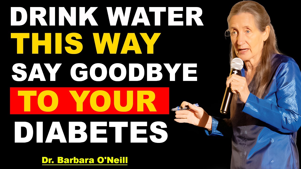 How SENIORS Should Drink Water to Lower Blood Sugar and Avoid Diabetes |   Barbara O'Neill