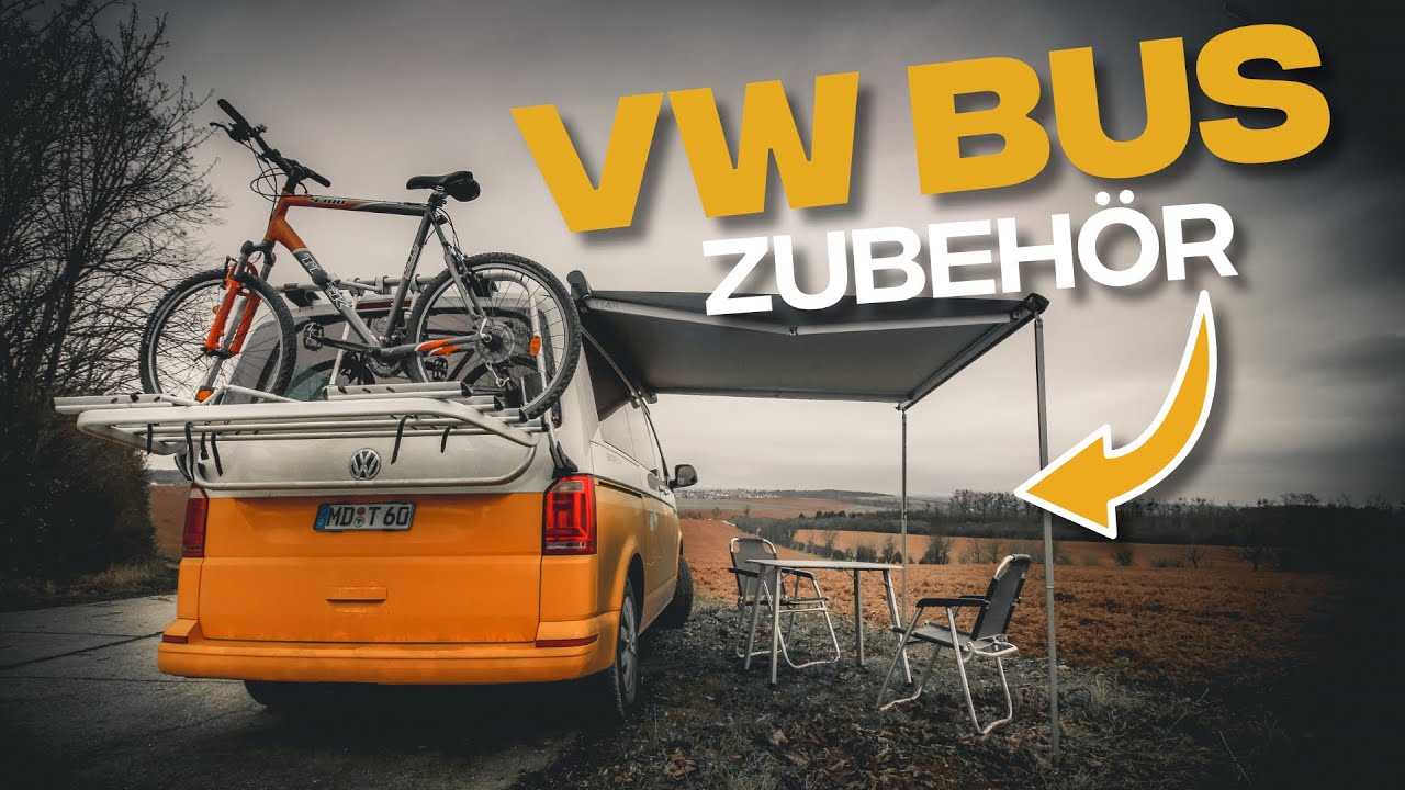 VW California Beach 2018 Zubehör - Fahrradträger Heckklappe + Markise | Tom Siesing