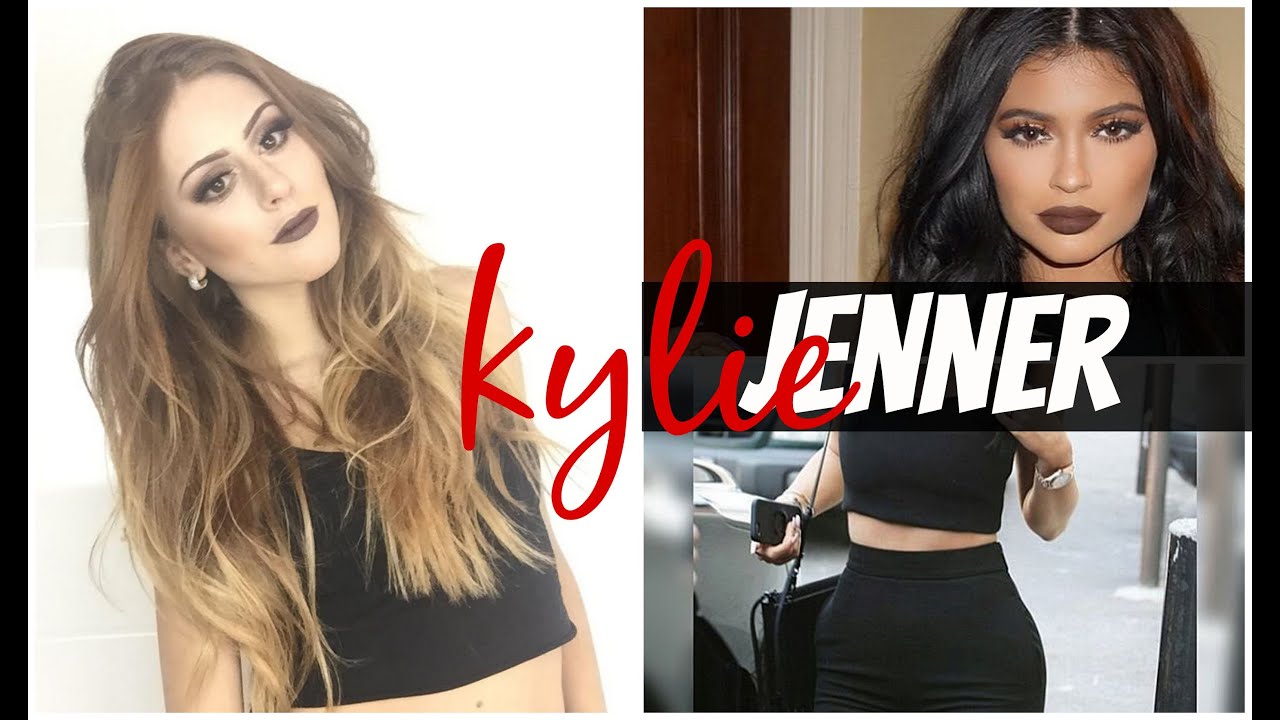 DIY KYLIE JENNER - Maquiagem, Cabelo e Roupa Kylie Jenner