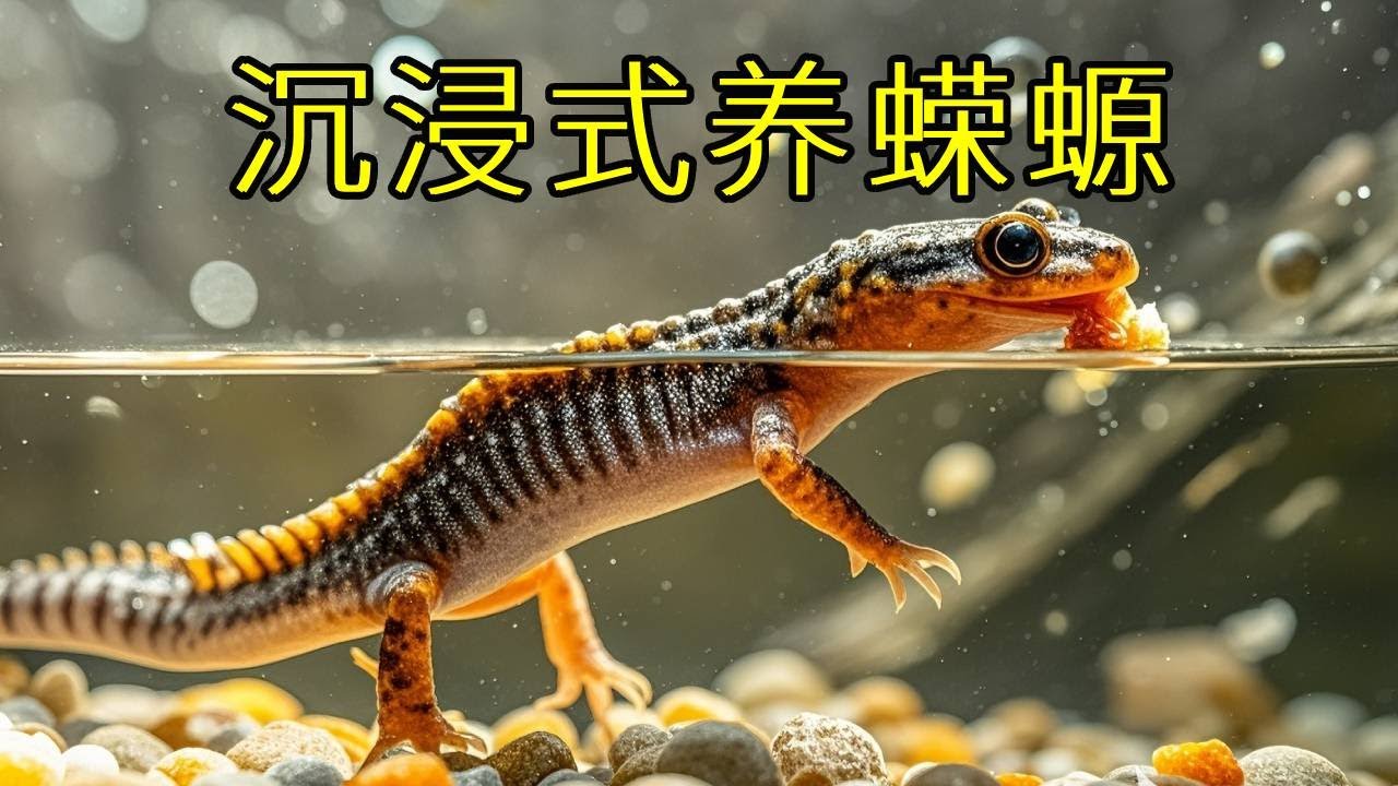 耗时三个月，饲养一只小蝾螈，没想到一个没留意最后养成了猪！【天野侠】