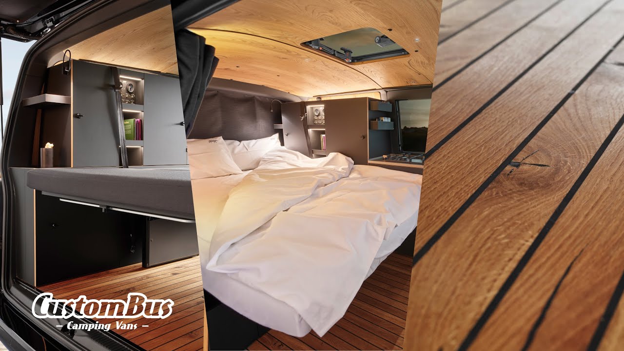 Moormanns Holzklasse 2.0 VW T6.1 von Custom-Bus Bulliausbau Wohnmobile