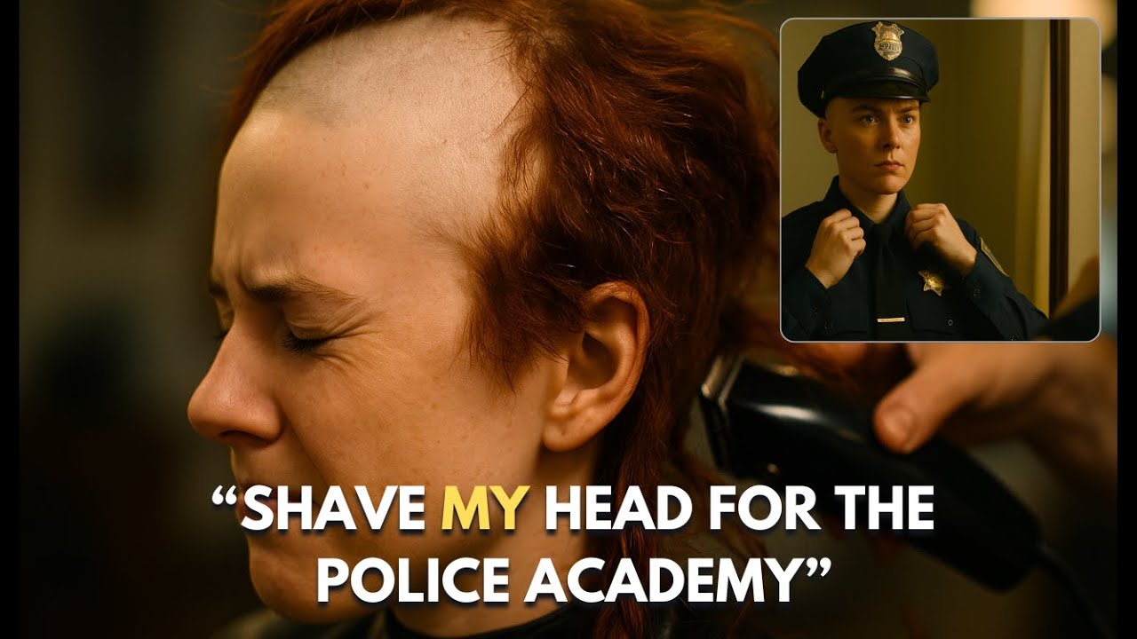 She Thought She Had to Go Bald… Then Found Out the Truth 😳 | Emotional Police Haircut Transformation