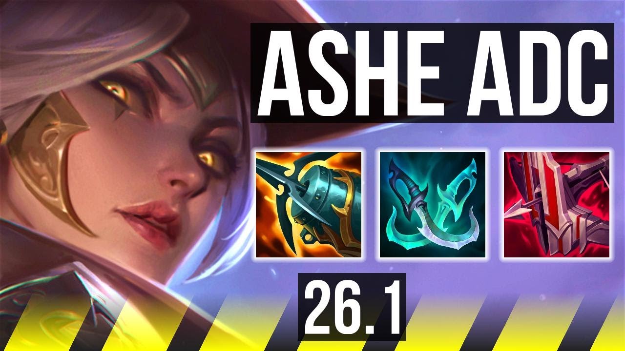 ASHE & Blitzcrank vs JINX & Lulu (ADC) | Perfect KDA: 10/0/8 | KR Diamond | 26.1