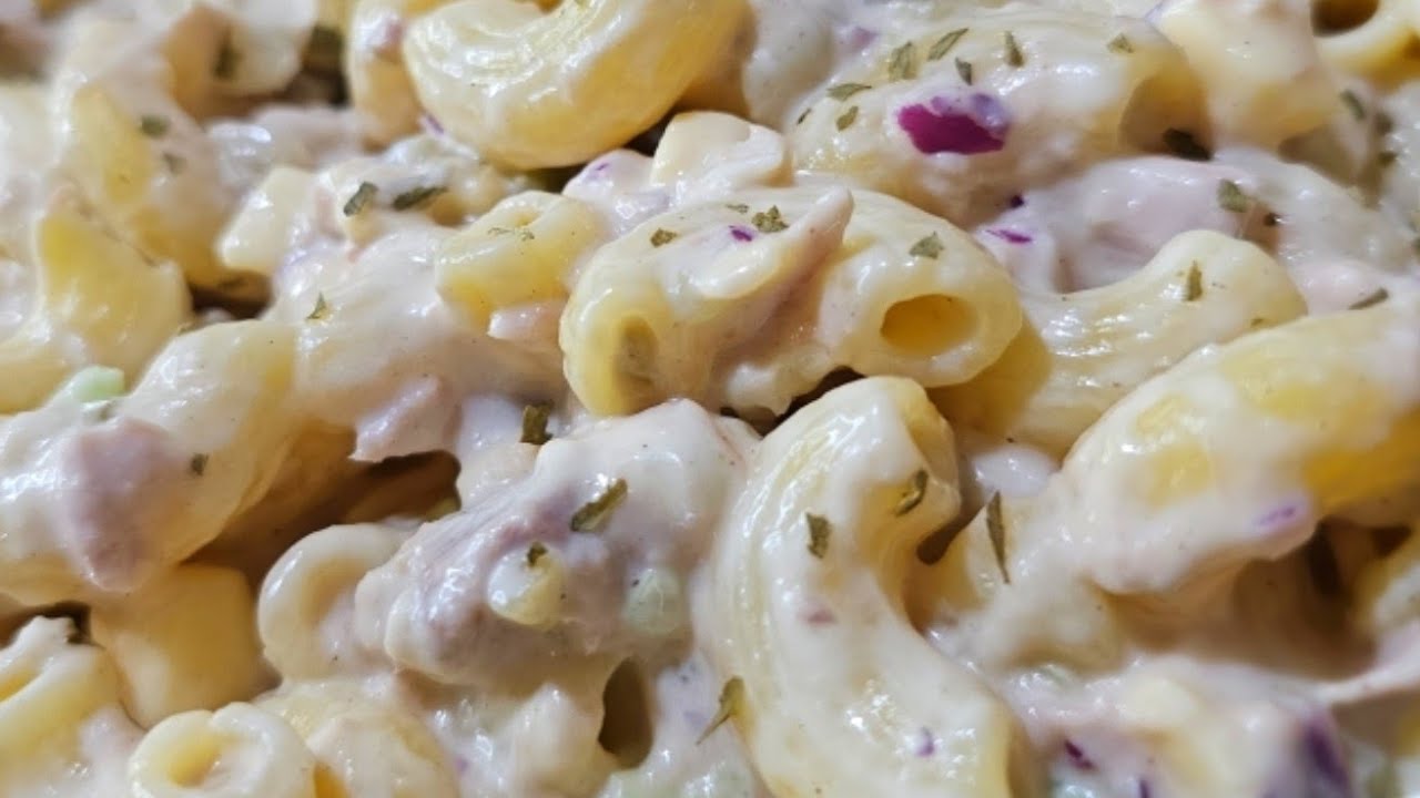 Tuna Macaroni Salad|| CookingWithMirah 