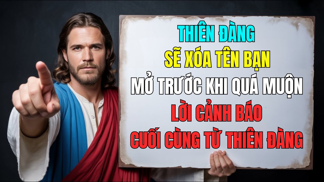 Chúa cảnh báo: Tên của bạn có thể bị xóa bỏ