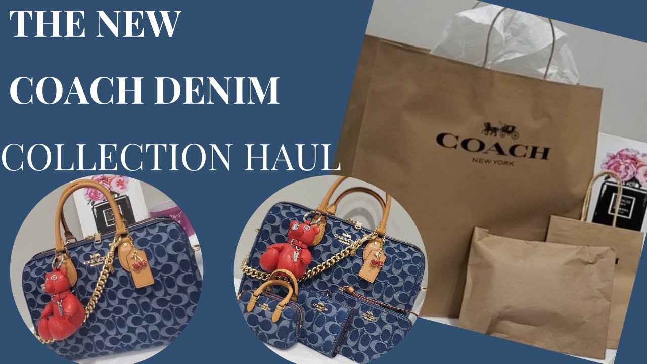 New Coach Denim Collection 2025/ How I Secured My Bag #coach #denimcollection #denimrowan #rowan