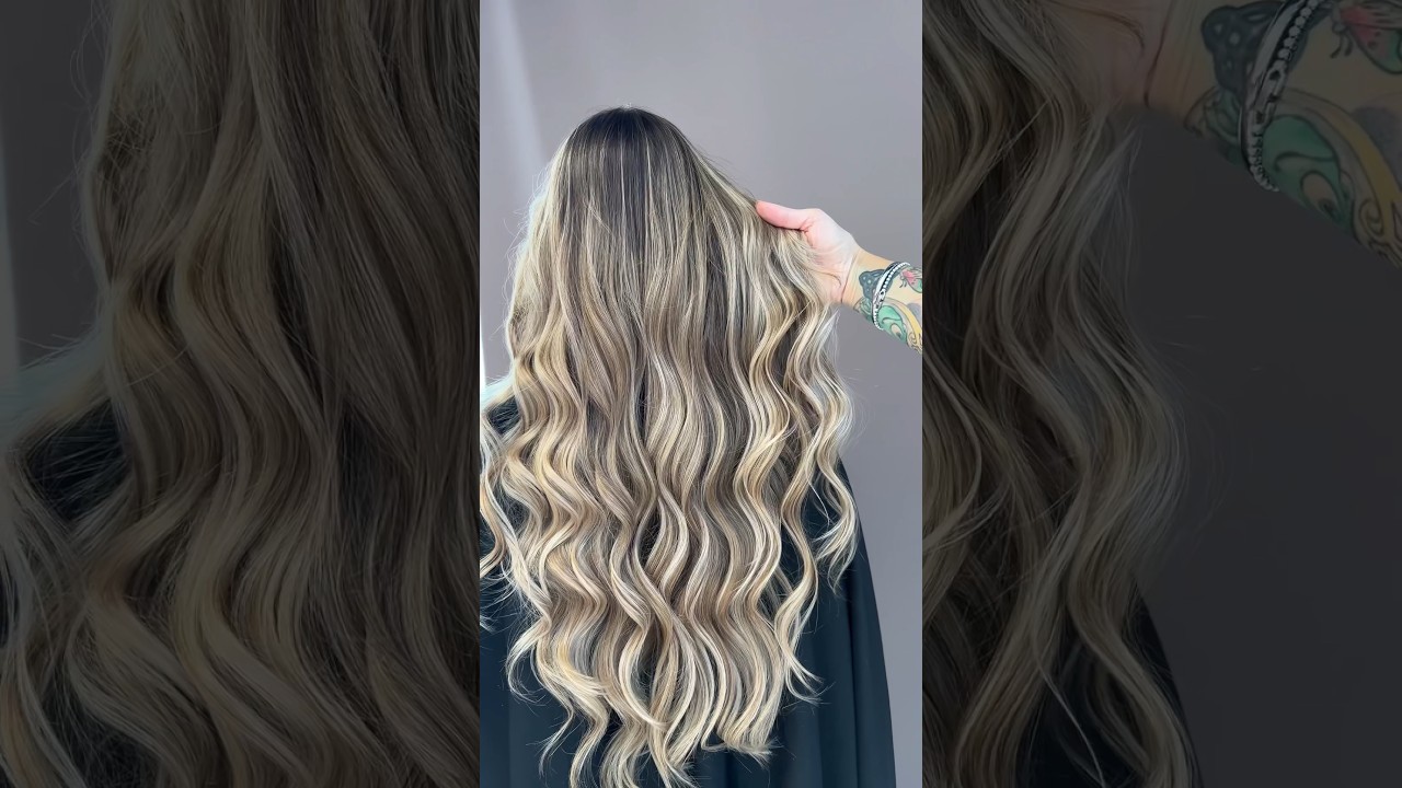 Balayage op LANG haar! #krullenkapper