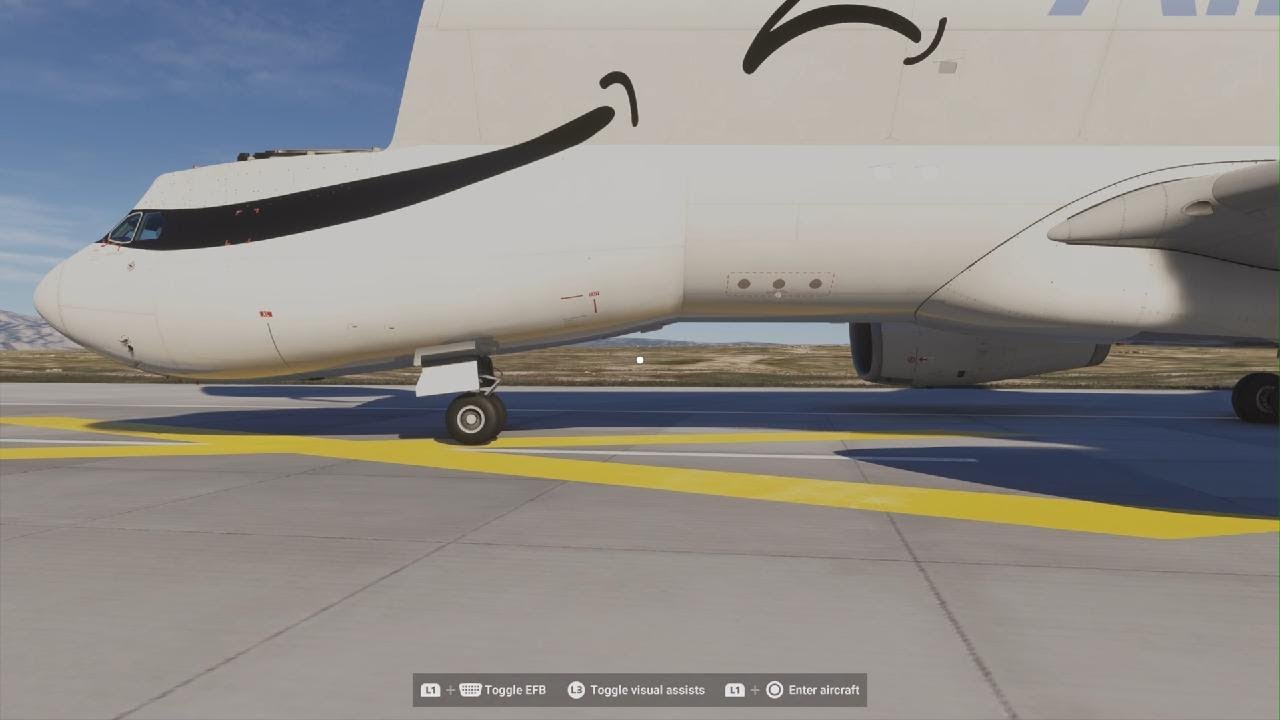 A round trip with a beluga at area 51 in MSFs 2024.