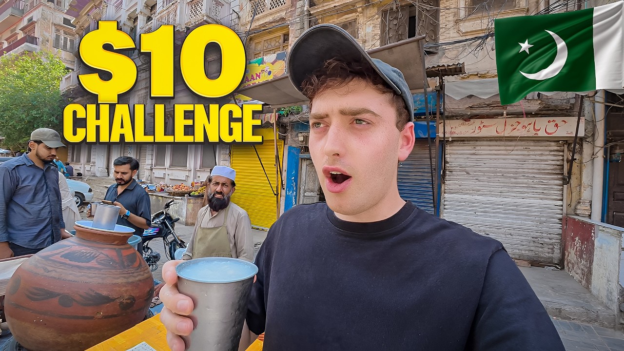 ЧЕЛЛЕНДЖ: УЛИЧНАЯ ЕДА В ПАКИСТАНЕ НА 10$ (Невозможно?) 🇵🇰