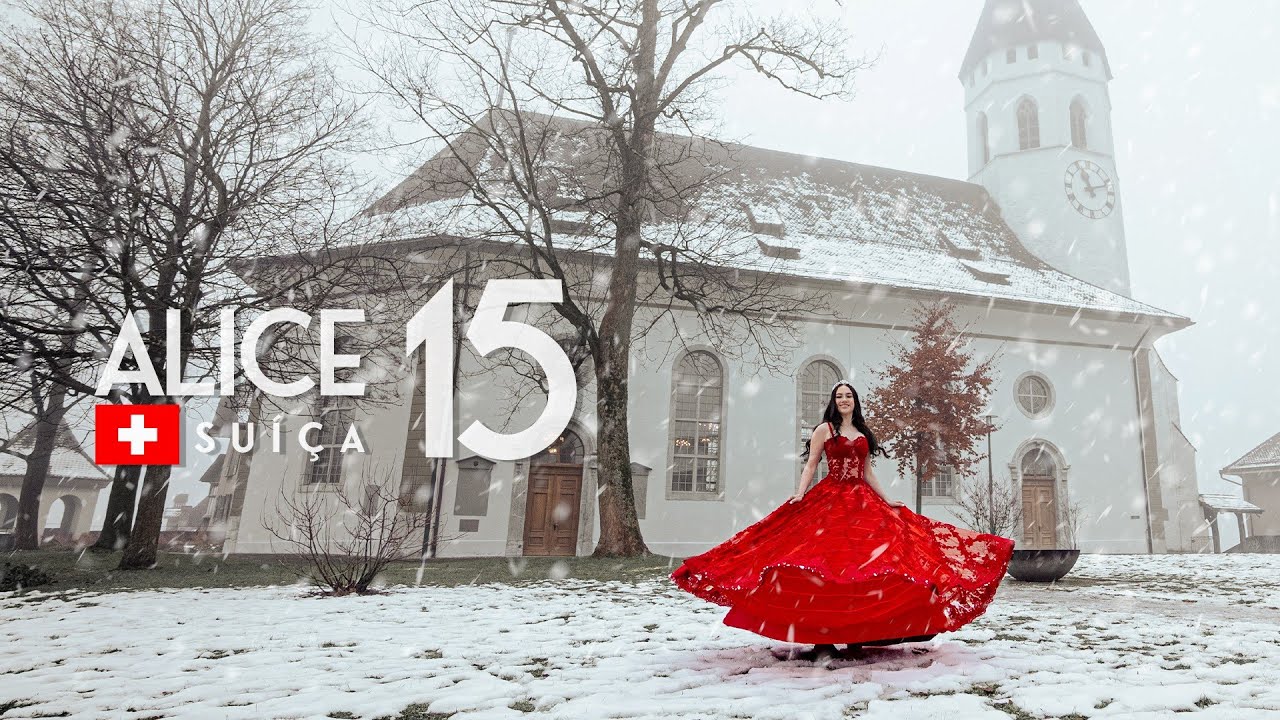FESTA DE 15 ANOS | SUÍÇA 🇨🇭 | DEBUTANTE ALICE | PALÁCIO DE GELO NEVE | CRIATIVY ESTÚDIO 4K