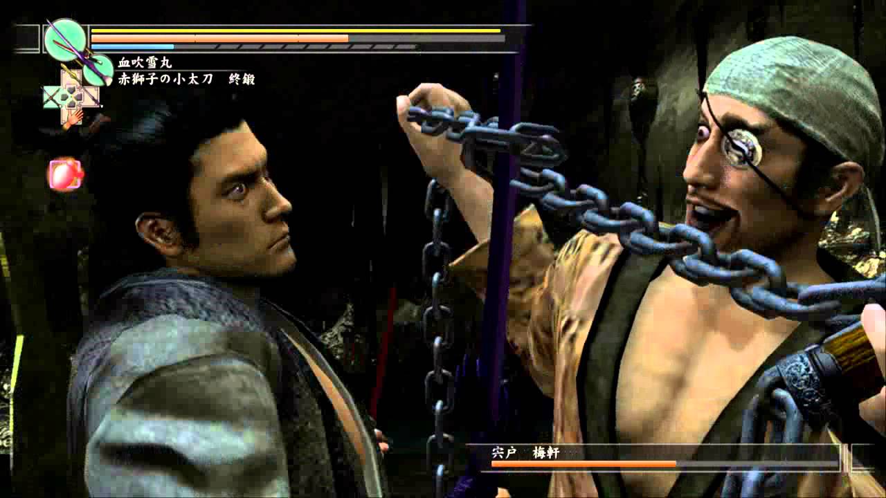 龍が如く見参! - Musashi Miyamoto(Kiryu) vs Baiken Shishido(Majima)
