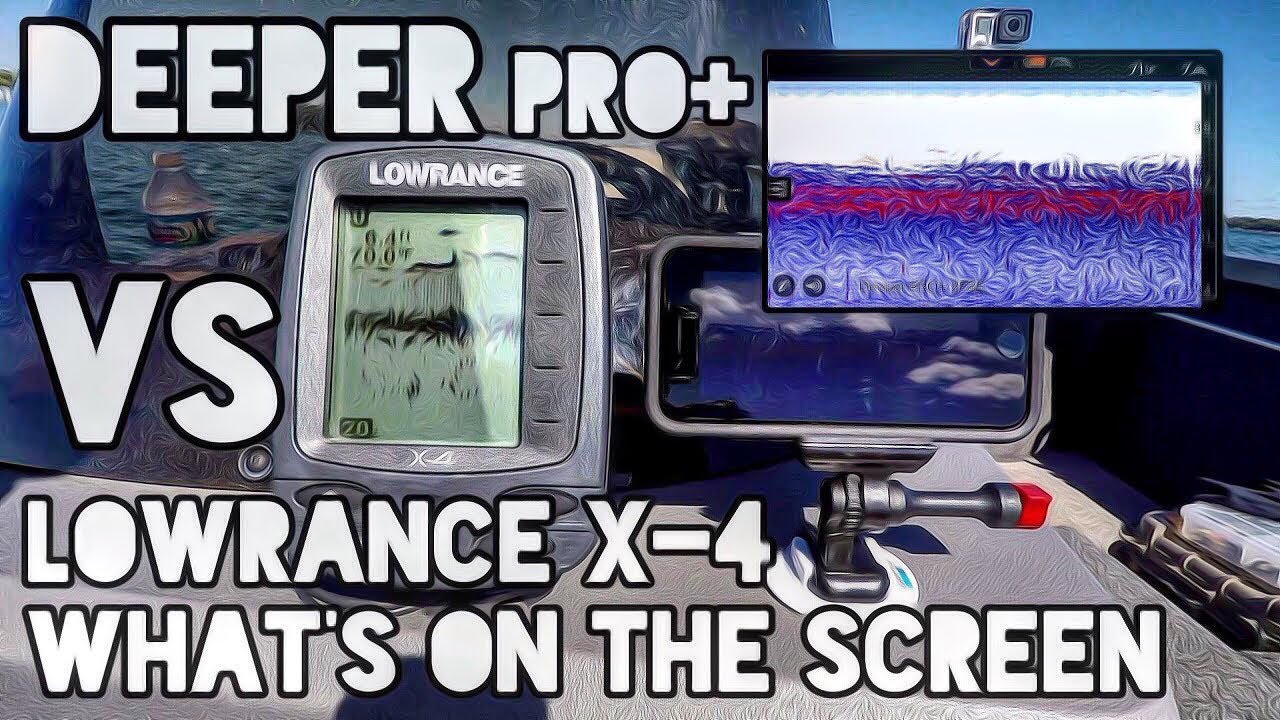 Deeper Pro+ против Lowrance X 4: что на экране