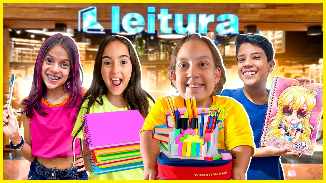 Os amigos Youtubers decidiram o Material Escolar da MC - Clau Santana