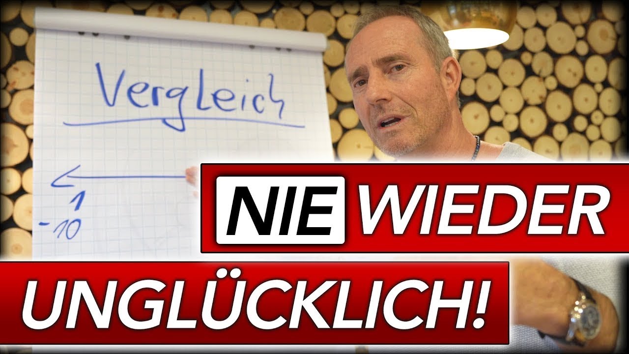 Nie wieder VERGLEICHEN MIT ANDEREN | Automatisch gl&uuml;cklich werden!