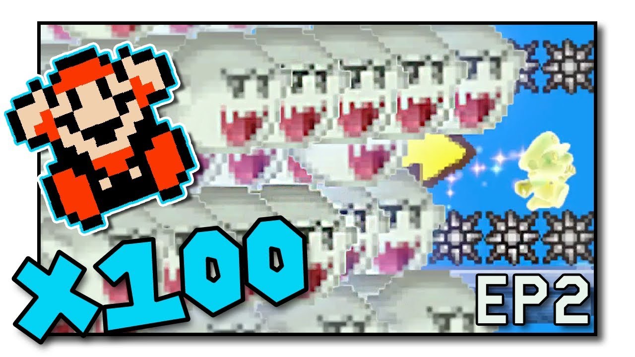 Modded 100 Mario Challenge - NSMB Mario Maker Mod - EP2