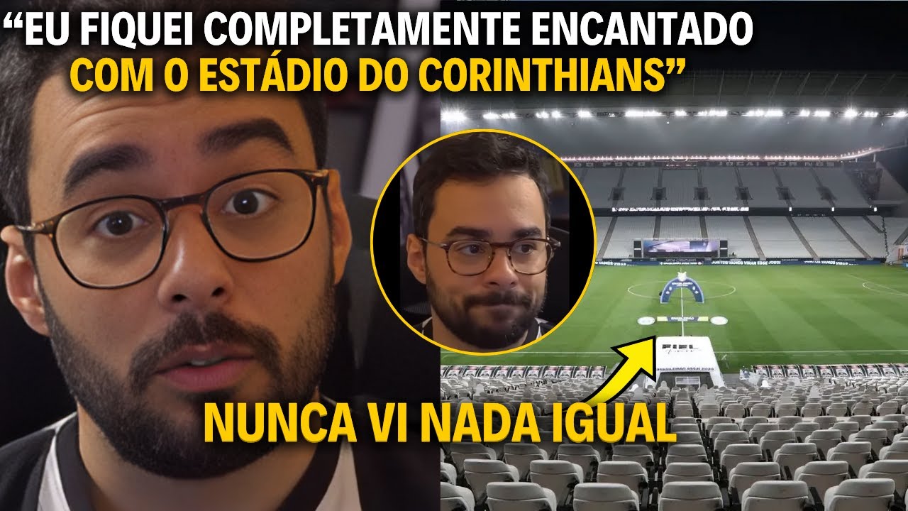 🔥SANTISTAS FICARAM IMPRESSIONADOS COM A NEO QUÍMICA! TORCIDA DO SANTOS IMPRESSIONADA COM O ESTÁDIO!