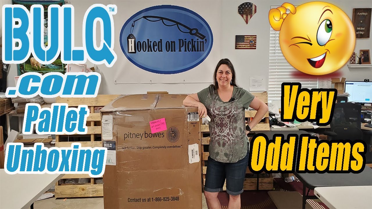 Bulq.com Pallet Unboxing - This is the Weirdest Pallet Ever - Some Strange Stuff! Online Re-selling