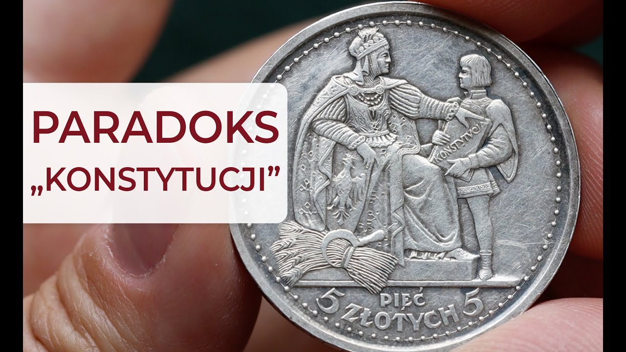 Czy była to moneta obiegowa? 5 złotych KONSTYTUCJA 1925! Efektowna, rzadka i owiana tajemnicą!