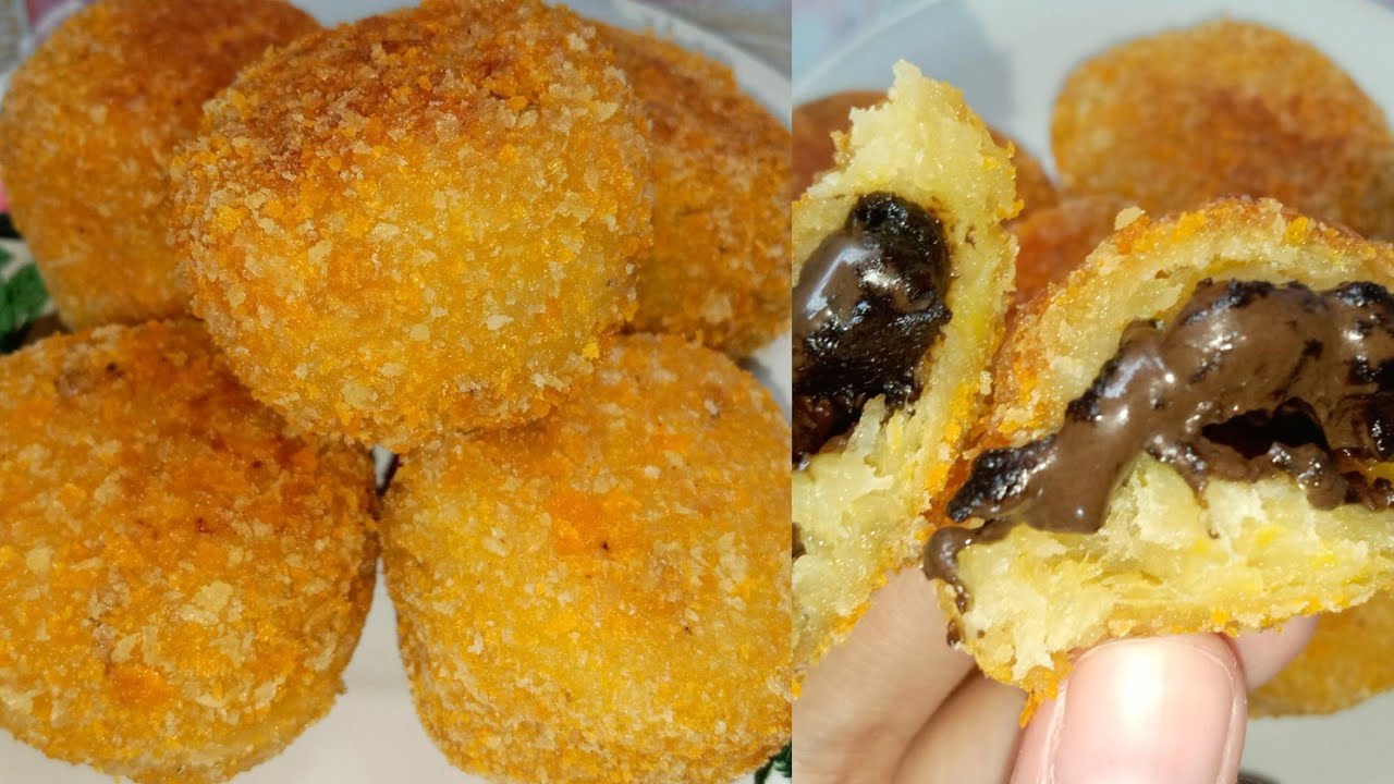 RESEP OLAHAN PISANG SIMPEL DAN ENAK, BOLA-BOLA PISANG COKLAT LUMER