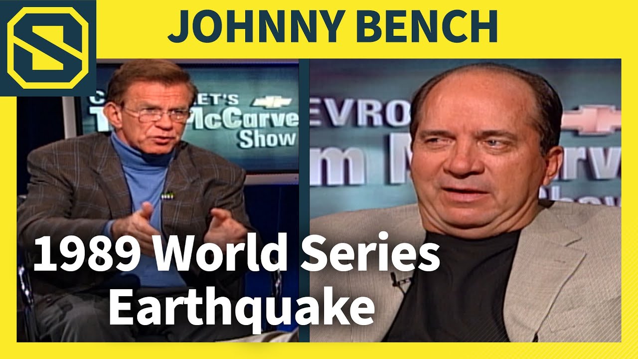 Johnny Bench Recalls the 1989 World Series Earthquake & Jack Buck's Reaction