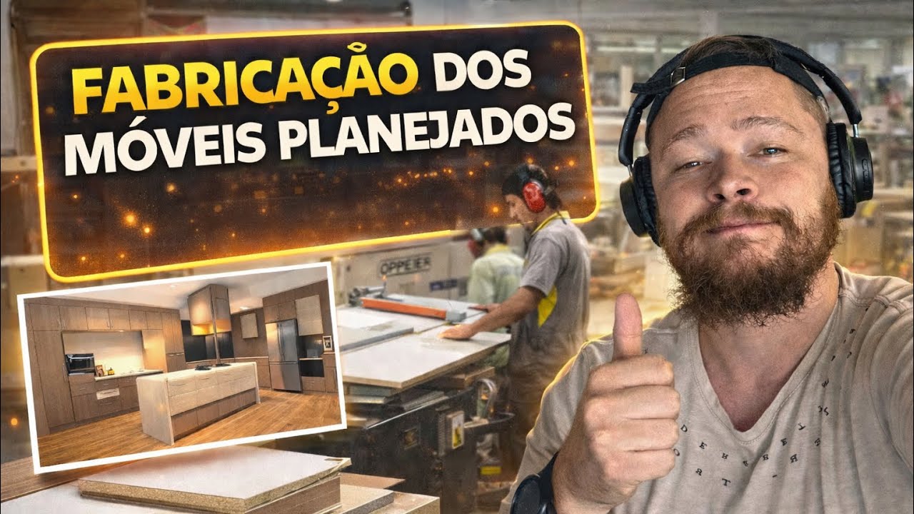 TOUR PELA FABRICAÇÃO DOS MÓVEIS PLANEJADOS DO APARTAMENTO