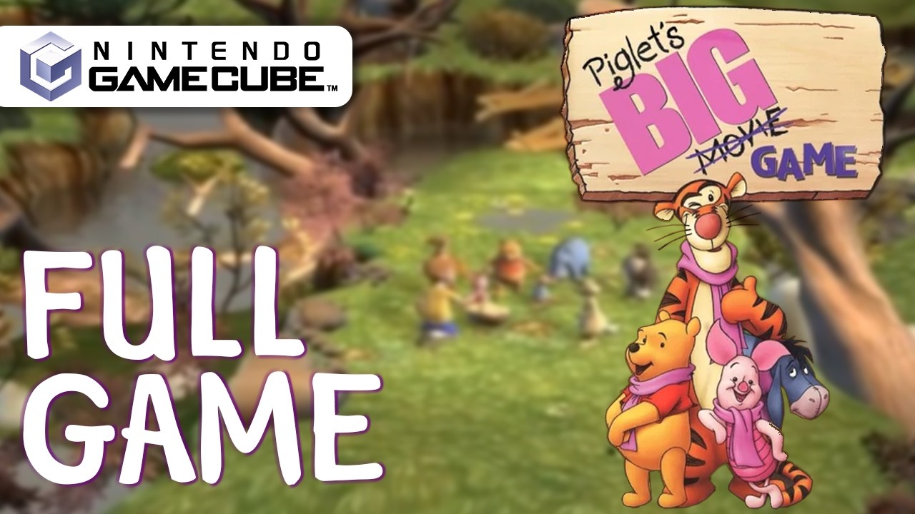 Disney's Piglet's Big Game (GameCube) - Full Game (100%) HD Walkthrough - No Commentary