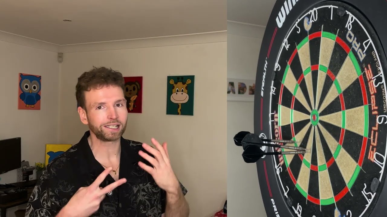 Darts Training Challenge: My First Match Against DartBot Level 7!