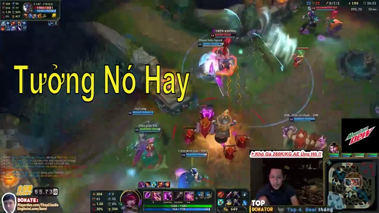 Thầy Ba đánh Xaya ad sai lầm khi tin Rakan đánh hay | Thầy Giáo Ba | FFQ Baroibeo | Game Thủ