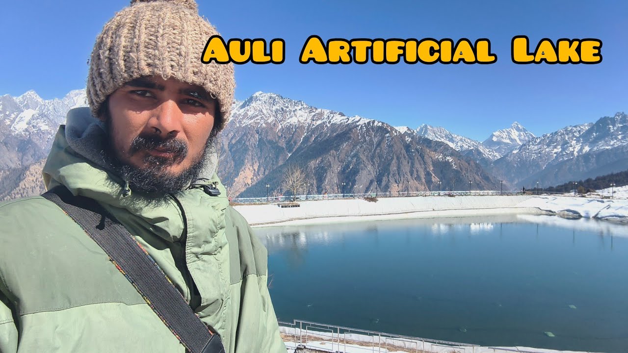 Auli artificial lake chamoli uttarakhand  `|| sanju negi || Auli hill station 