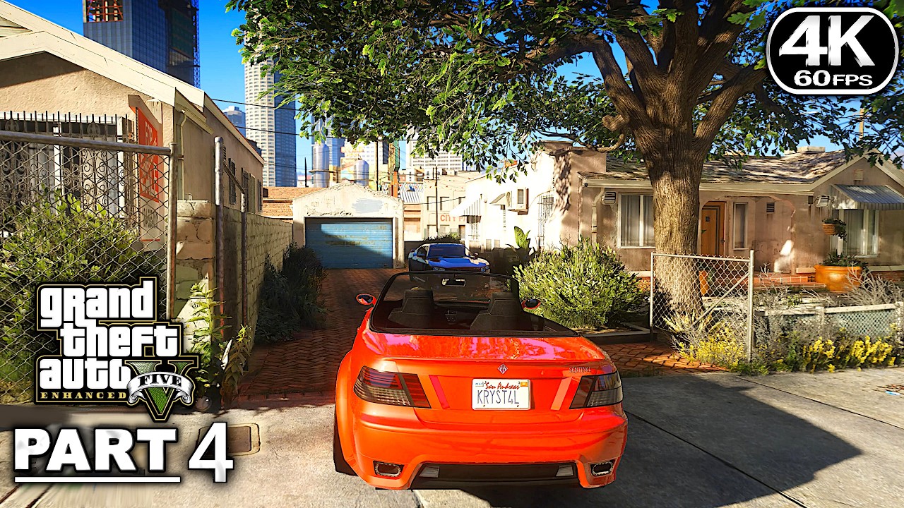 Grand Theft Auto V Enhanced Edition Gameplay Walkthrough Part 4 - PC 4K 60FPS No Commentary